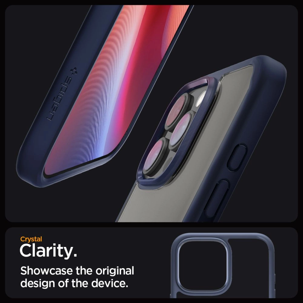 Spigen Ultra Hybrid iPhone 16 Pro dėklas - mėlynas - Image 12