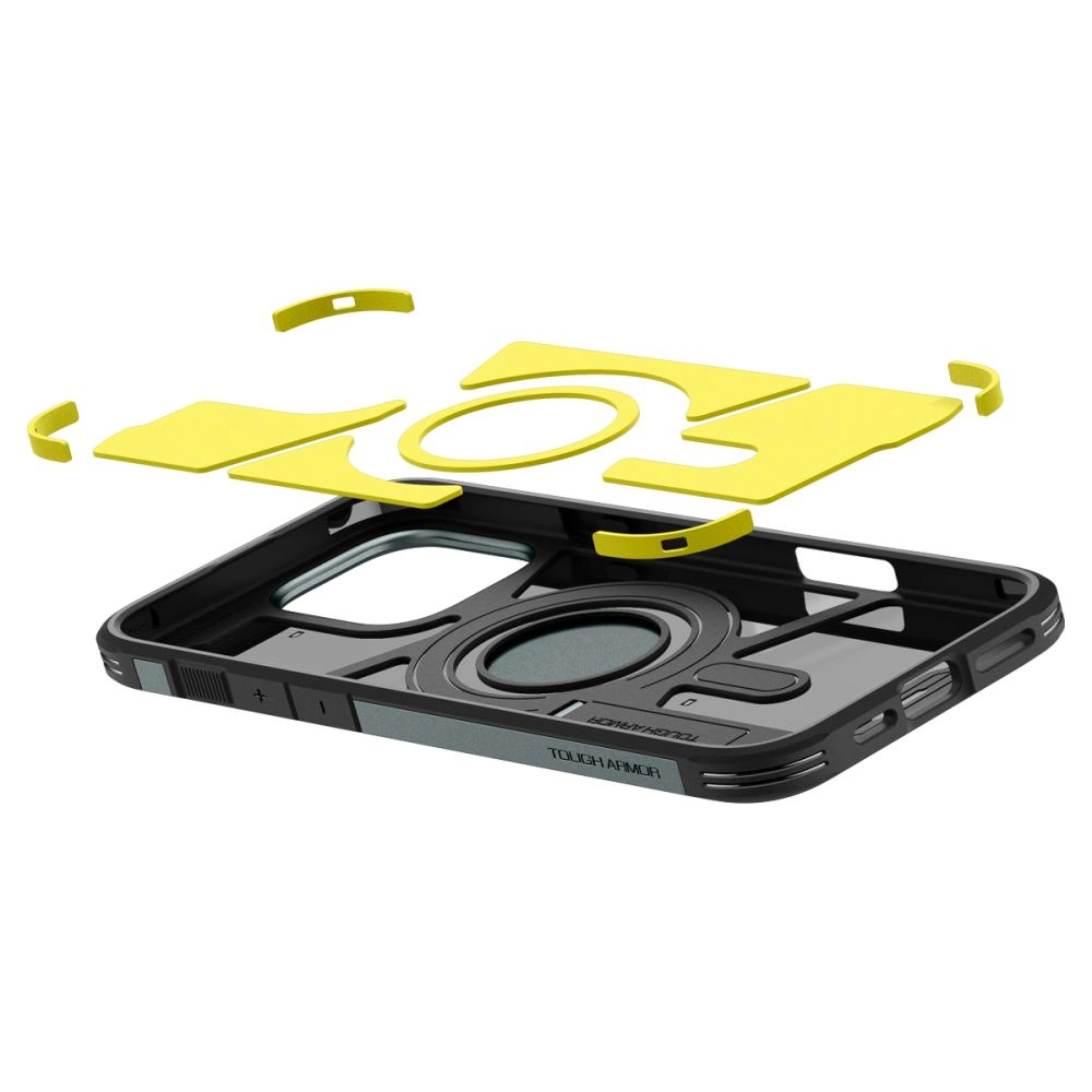 Spigen Tough Armor MagSafe dėklas su stoveliu iPhone 16 Pro – žalia - Image 6
