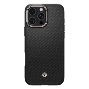 Spigen Enzo Aramid Mag Case with MagSafe for iPhone 16 Pro - Matte Black