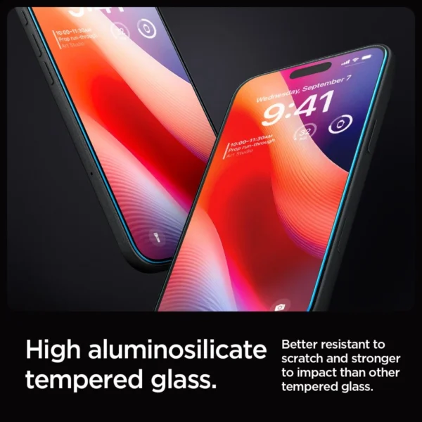 Spigen Glas.tR EZ Fit grūdintas stiklas iPhone 16 Pro Max - Image 9