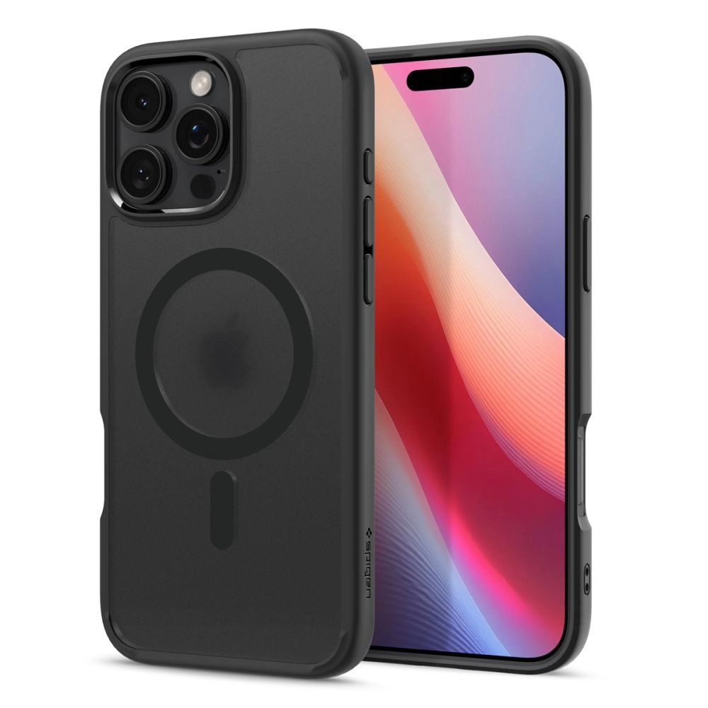 Spigen Ultra Hybrid Mag dėklas su MagSafe iPhone 16 Pro Max – juoda - Image 4