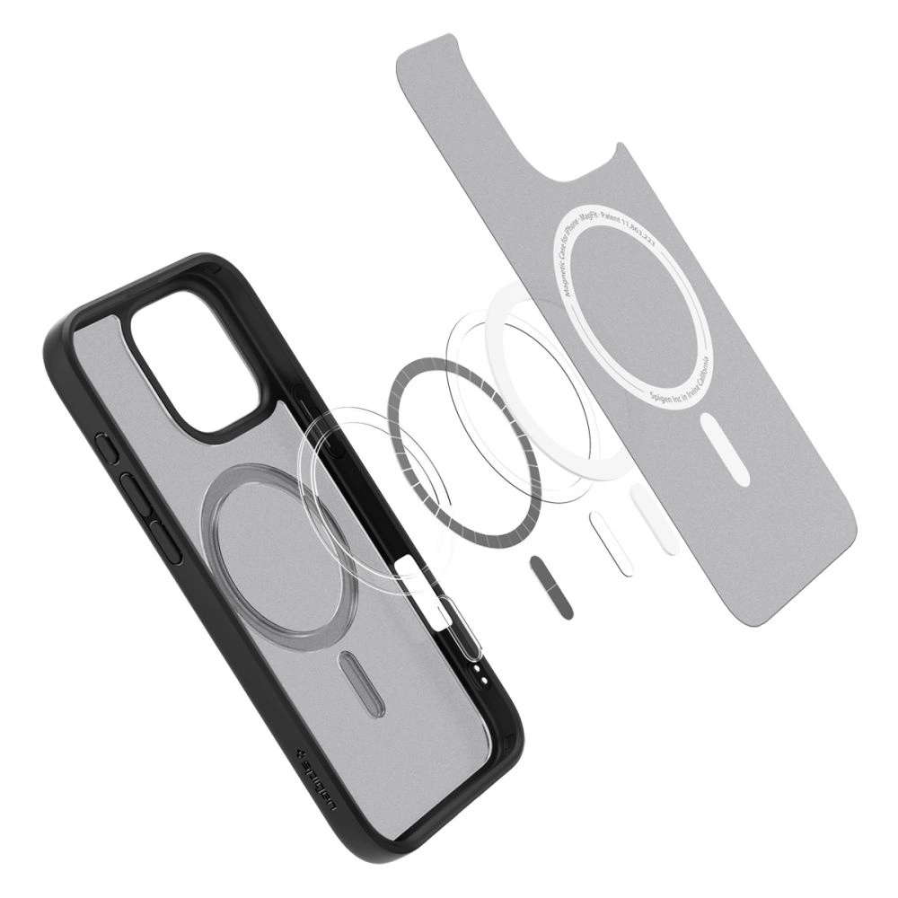 Spigen Ultra Hybrid Mag dėklas su MagSafe iPhone 16 Pro Max – juoda - Image 3