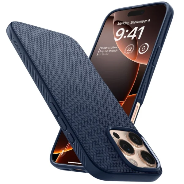 Spigen Liquid Air dėklas iPhone 16 Pro Max – mėlyna - Image 2