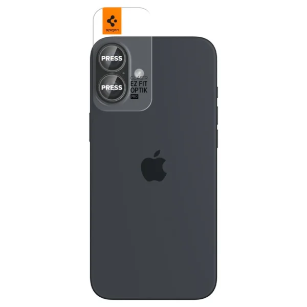 Spigen Glas.tR EZ Fit Optik Pro grūdintas stiklas iPhone 16 Plus kamerai (2 vnt.) - Image 2