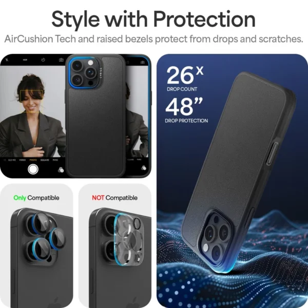 Spigen Cyrill Kajuk MagSafe dėklas iPhone 16 Pro – juoda - Image 13