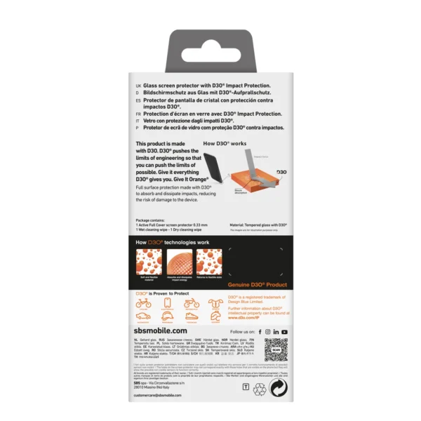 SBS Extreme Mag D3O MagSafe dėklas iPhone 16 Pro – skaidrus - Image 3
