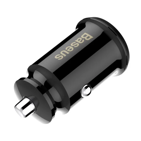 Baseus Grain automobilinis kroviklis CCALL-ML01 mini 2x USB-A 3.1A – juoda - Image 6