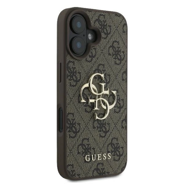Guess 4G didelis logotipas dėklas iPhone 16 – rudas - Image 4