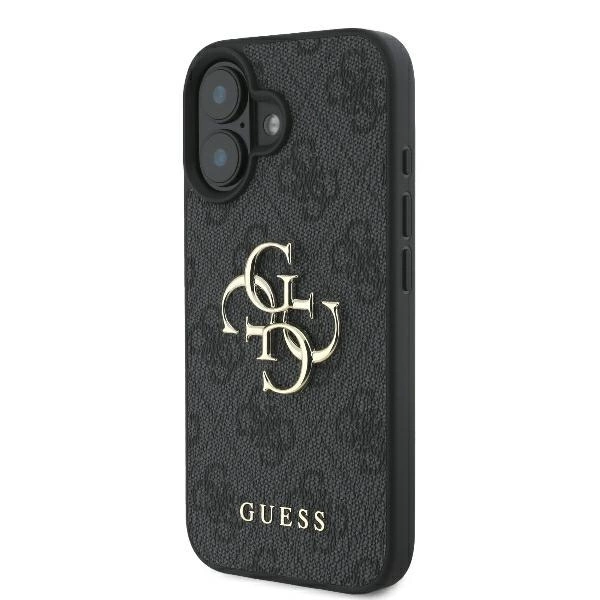 Guess 4G didelis logotipas dėklas iPhone 16 – juodas - Image 2