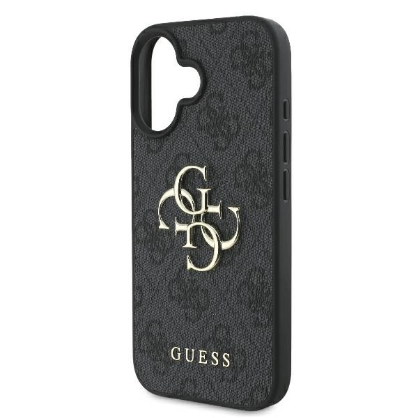 Guess 4G didelis logotipas dėklas iPhone 16 – juodas - Image 6