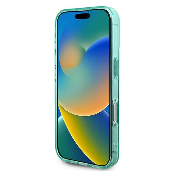 Guess IML strazų MagSafe dėklas iPhone 16 Plus – žalias - Image 5