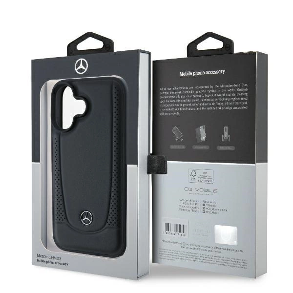 Mercedes odinis Urban dėklas iPhone 16 Plus – juodas - Image 8