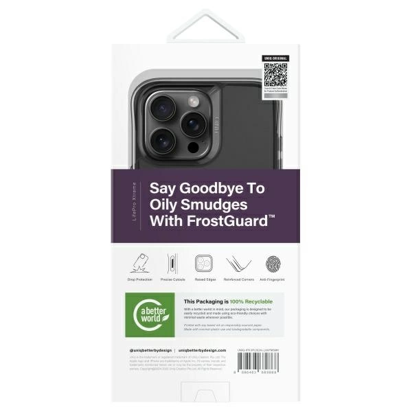 Uniq LifePro Xtreme Magclick įkrovimo dėklas iPhone 16 Pro Max – pilkas - Image 5