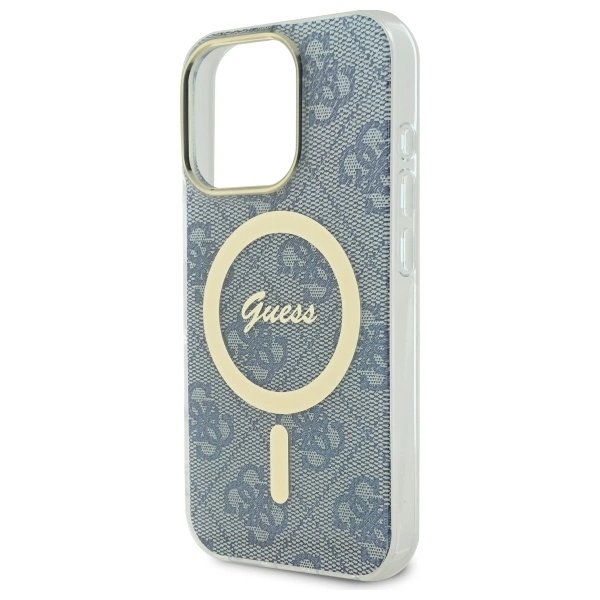 Guess IML 4G MagSafe iPhone 16 Pro Max dėklas - mėlynas - Image 6
