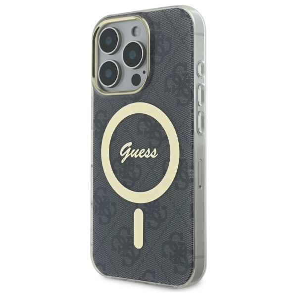 Guess IML 4G MagSafe iPhone 16 Pro Max dėklas - juodas - Image 2