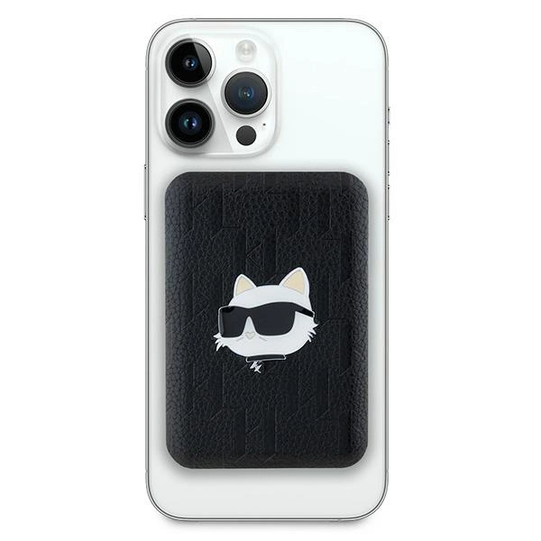 Karl Lagerfeld indukcinė išorinė baterija KLPB5FPGKSCHHK 16W 5000mAh juoda/juoda Choupette galvos sagė MagSafe - Image 2