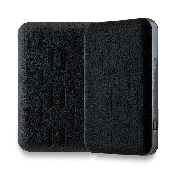 Karl Lagerfeld indukcinė išorinė baterija KLPB5FPGKSCHHK 16W 5000mAh juoda/juoda Choupette galvos sagė MagSafe - Image 3