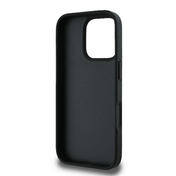 Karl Lagerfeld Monogram Karl & Choupette galvų segtukas dėklas iPhone 16 Pro – juodas - Image 7