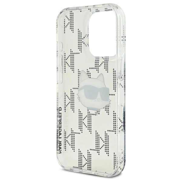 Karl Lagerfeld IML Choupette galvos elektroplated dėklas iPhone 16 Pro Max – skaidrus - Image 7