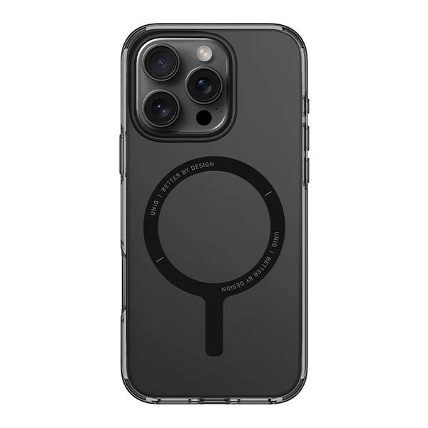 Uniq Clario dėklas iPhone 16 Pro 6.3” Magclick dūminis - Image 2