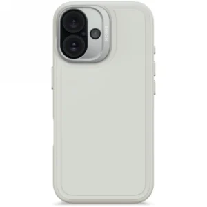 Decoded AntiMicrobial Silicone Stacks Backcover MagSafe Case for iPhone 16 - Gray