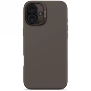 Decoded AntiMicrobial Silicone Backcover MagSafe for iPhone 16 Plus - Brown