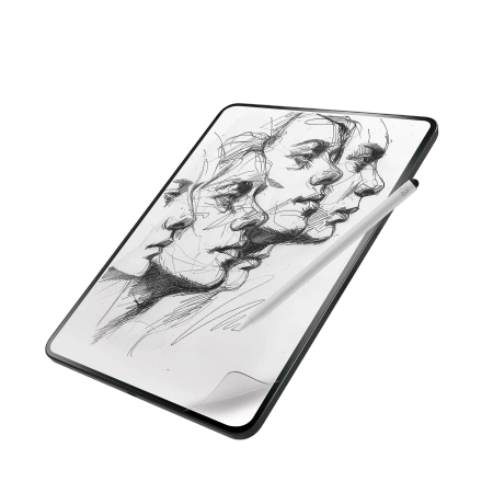 ZAGG InvisibleShield Fusion Canvas antibakterinė apsauginė plėvelė imituojanti popierių iPad Pro 11” 2024 - Image 2