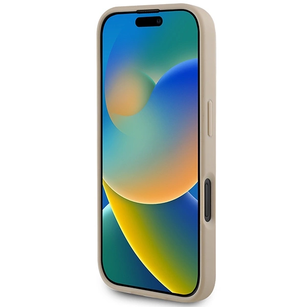 DKNY languotas raštas ir spausdintos juostos iPhone 16 dėklas - rožinis - Image 5