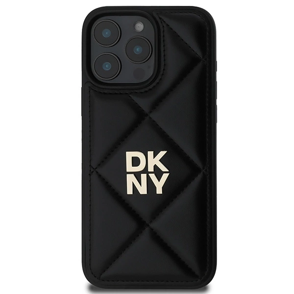 DKNY siūtas logotipo dėklas iPhone 16 Pro Max - juodas - Image 3