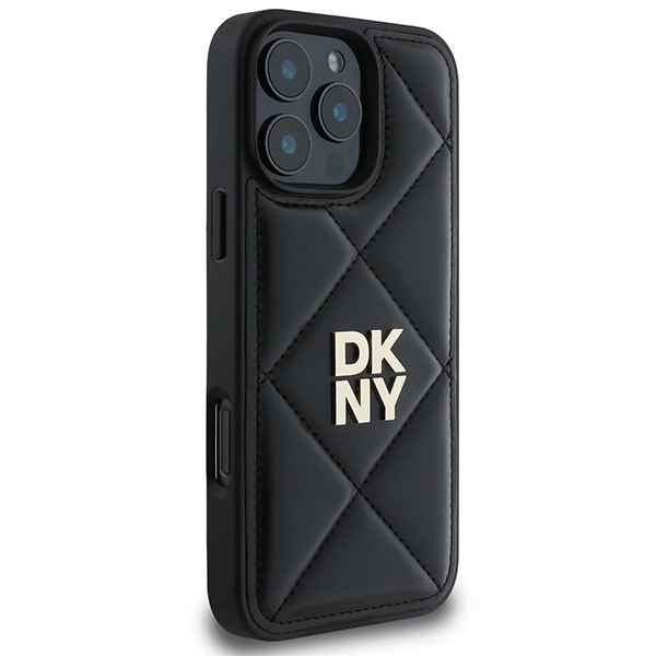 DKNY siūtas logotipo dėklas iPhone 16 Pro Max - juodas - Image 4