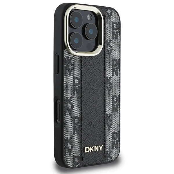 DKNY languotas raštas MagSafe iPhone 16 Pro dėklas - juodas - Image 4