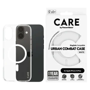 CARE by PanzerGlass Flagship Case iPhone 16 Plus 6.7" white/white MagSafe 1339