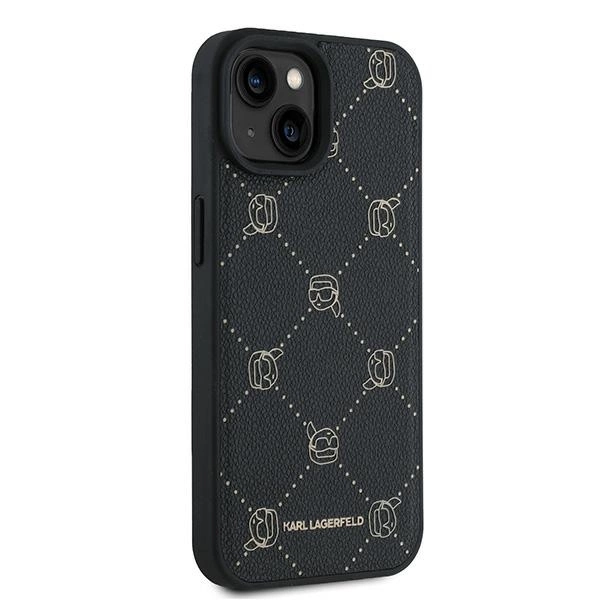 Karl Lagerfeld Karl galva MagSafe dėklas iPhone 15 Plus - juodas - Image 4