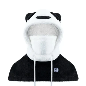 Qunature Panda Ski Balaclava for Kids/Adults Size L - Black/White