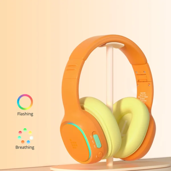 Tronsmart KH03 Belaidės ausinės su ANC, vaikams, saugios – oranžinės - Image 10