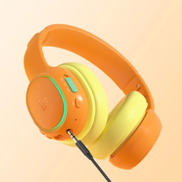 Tronsmart KH03 Belaidės ausinės su ANC, vaikams, saugios – oranžinės - Image 17