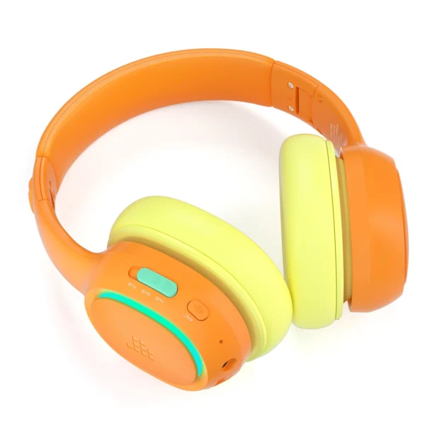 Tronsmart KH03 Belaidės ausinės su ANC, vaikams, saugios – oranžinės - Image 4