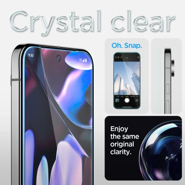 Spigen Glas.tR EZ Fit grūdintas stiklas su aplikatoriumi Google Pixel 9 Pro XL (2 vnt.) - Image 12