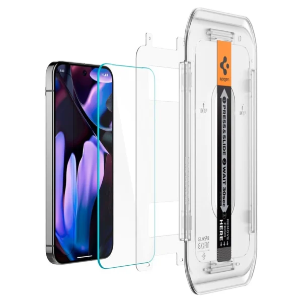 Spigen Glas.tR EZ Fit grūdintas stiklas su aplikatoriumi Google Pixel 9 Pro XL (2 vnt.) - Image 2