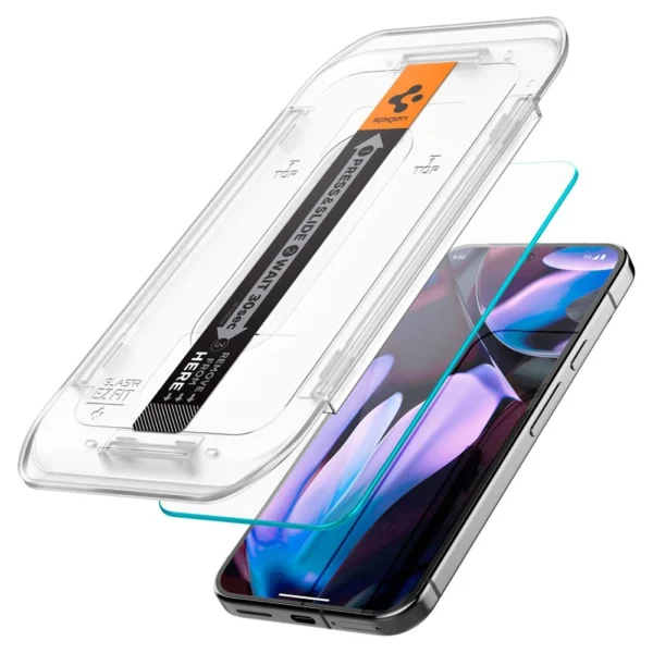 Spigen Glas.tR EZ Fit grūdintas stiklas su aplikatoriumi Google Pixel 9 Pro XL (2 vnt.) - Image 4