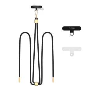 Tech-Protect C2S Rope Crossbody Strap Leash - Black