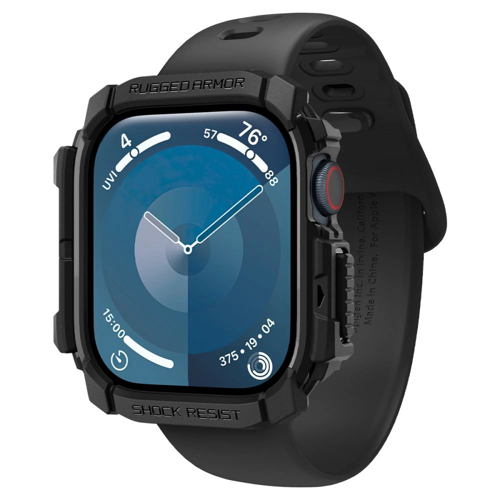 Spigen Rugged Armor dėklas Apple Watch 10 (42 mm) – juodas - Image 3