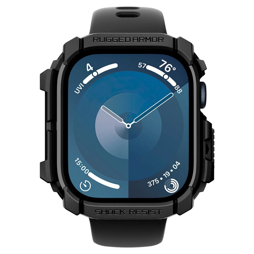 Spigen Rugged Armor dėklas Apple Watch 10 (42 mm) – juodas - Image 4
