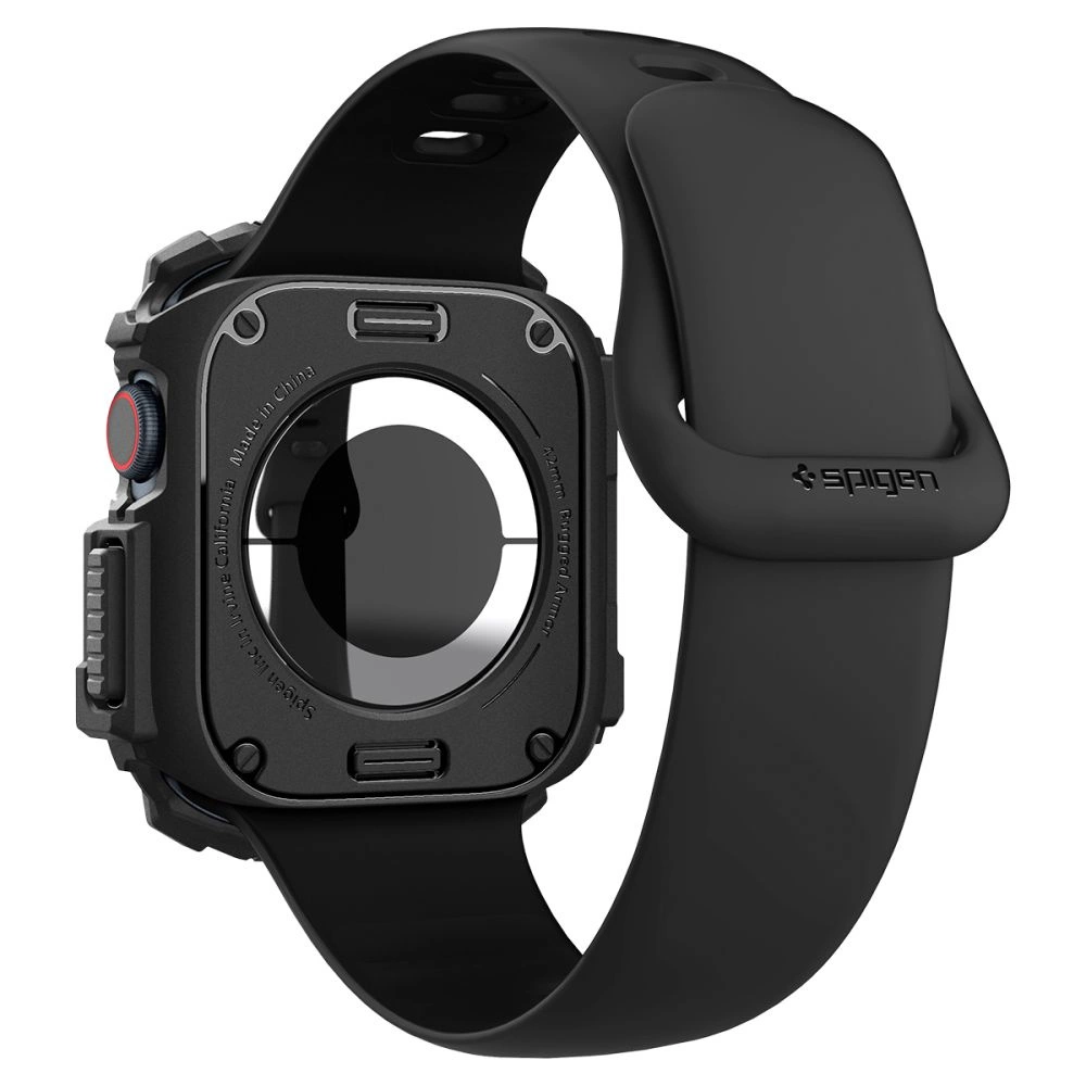 Spigen Rugged Armor dėklas Apple Watch 10 (42 mm) – juodas - Image 5