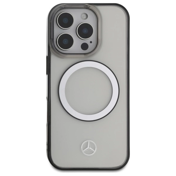 Mercedes Printed Logo MagSafe dėklas iPhone 16 Pro - skaidrus - Image 3