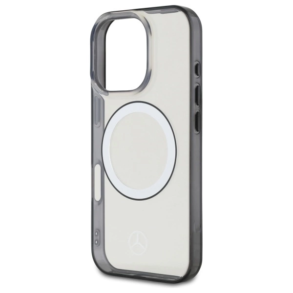 Mercedes Printed Logo MagSafe dėklas iPhone 16 Pro - skaidrus - Image 6