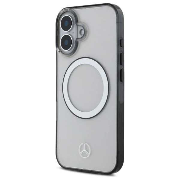 Mercedes Printed Logo MagSafe dėklas iPhone 16 - skaidrus - Image 2