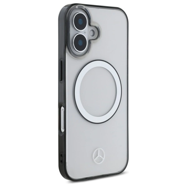 Mercedes Printed Logo MagSafe dėklas iPhone 16 - skaidrus - Image 4