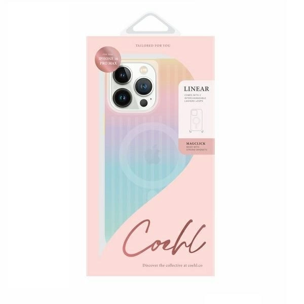 Uniq Coehl Linear magnetinis įkrovimo dėklas iPhone 16 Pro Max - vaivorykštinis - Image 5
