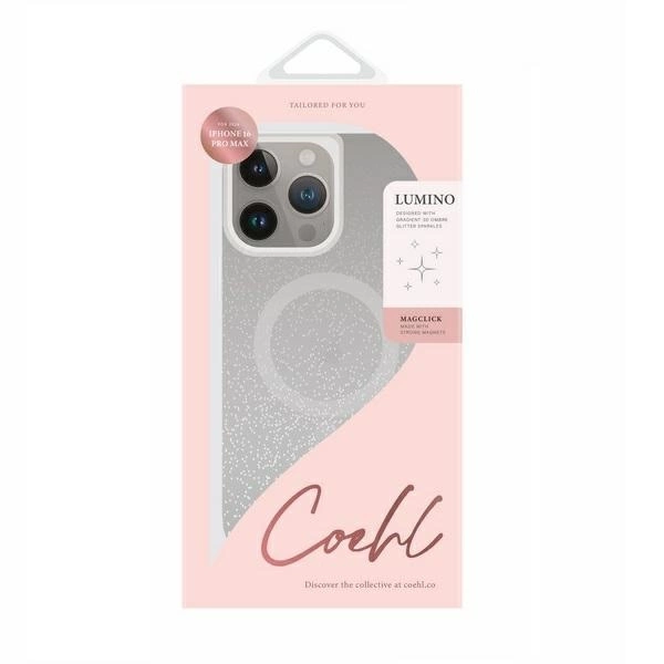 Uniq Coehl Lumino magnetinis įkrovimo dėklas iPhone 16 Pro Max - sidabrinis - Image 5
